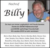 Traueranzeige Billy 