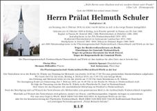 Traueranzeige Helmuth Schuler