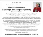 Traueranzeige Bernhard Grüner