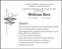 Traueranzeige  