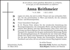 Traueranzeige  