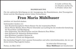 Traueranzeige  