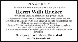 Traueranzeige  