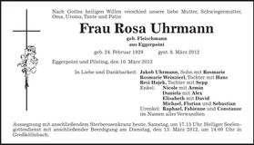 Traueranzeige  