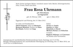 Traueranzeige  