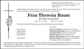 Traueranzeige  