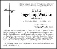Traueranzeige  