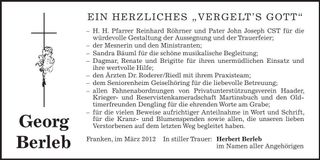 Traueranzeige  