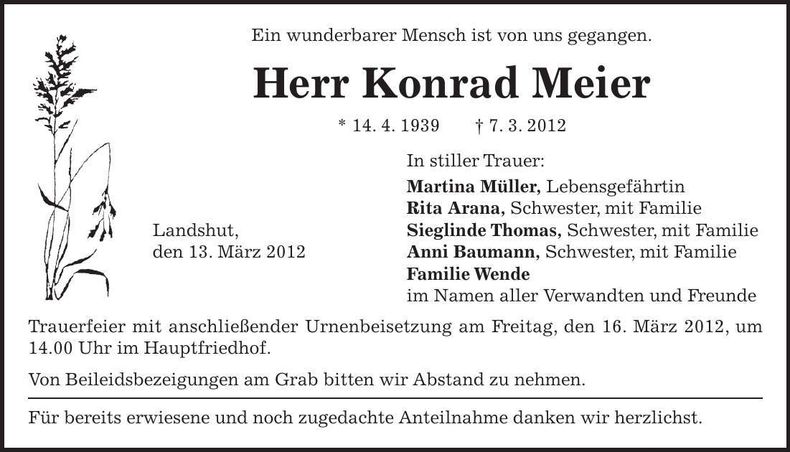 Traueranzeige  