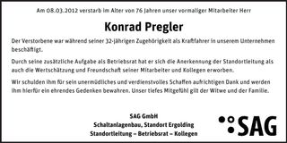 Traueranzeige  