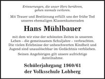 Traueranzeige  