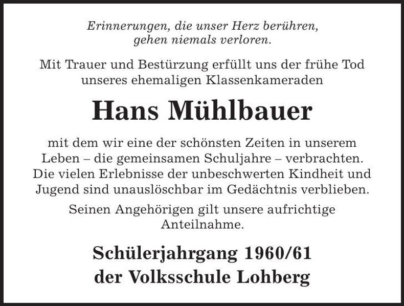Traueranzeige  