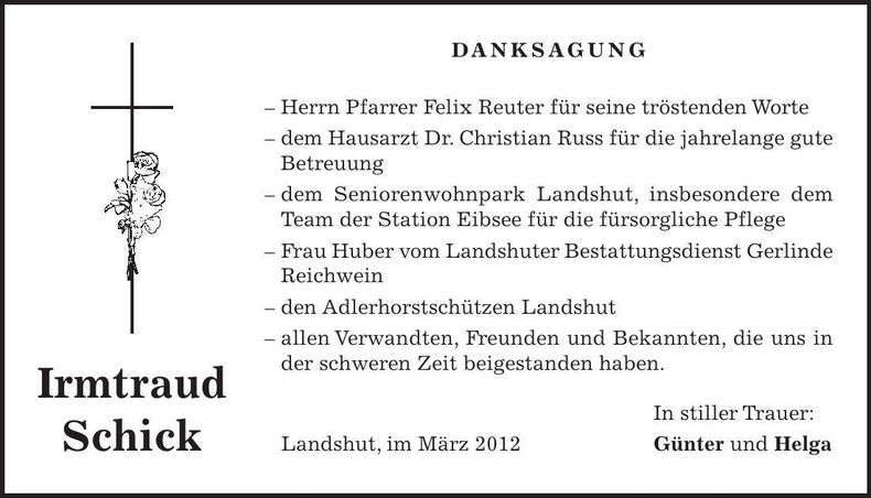 Traueranzeige  
