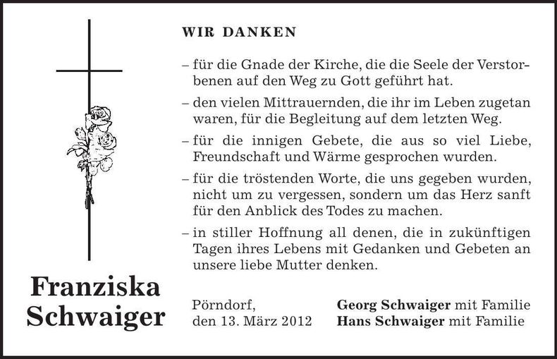 Traueranzeige  