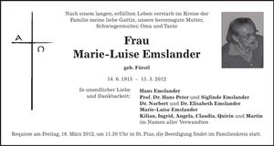 Traueranzeige  
