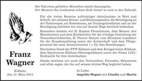 Traueranzeige  