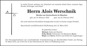 Traueranzeige  
