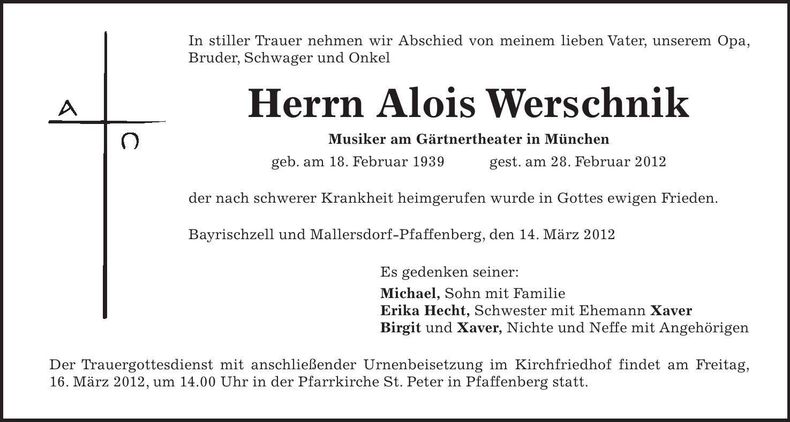 Traueranzeige  