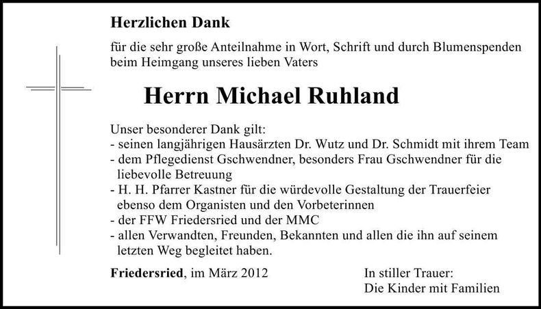 Traueranzeige  
