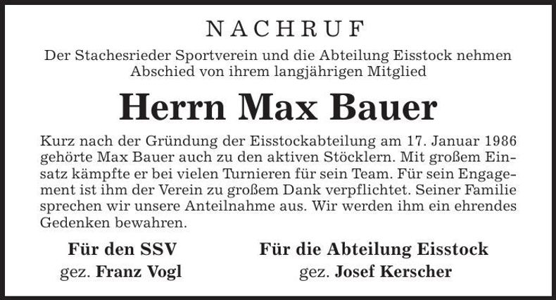 Traueranzeige  
