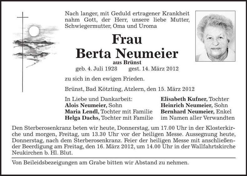 Traueranzeige  