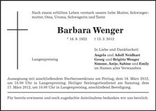 Traueranzeige  