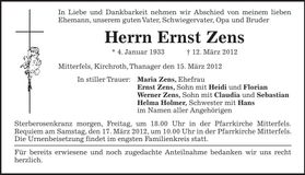 Traueranzeige  