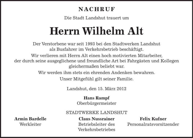 Traueranzeige  