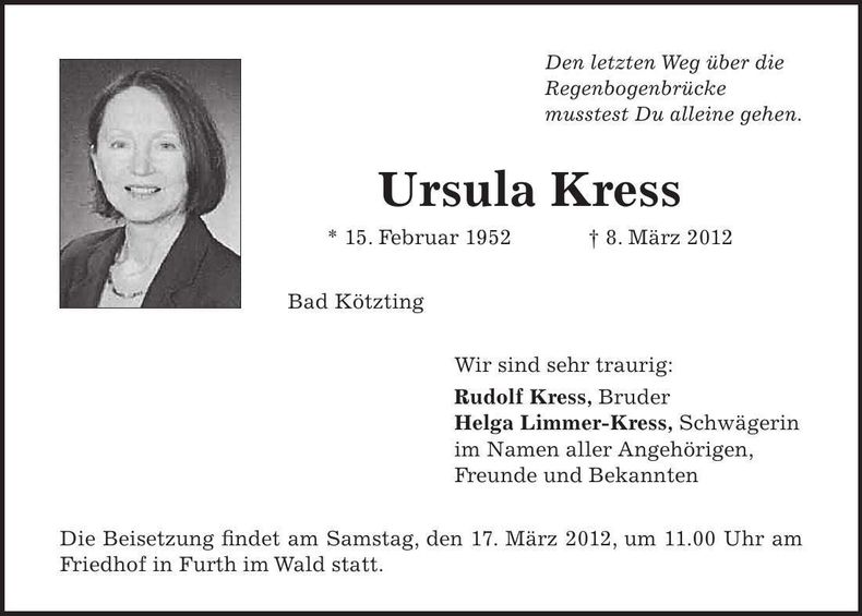 Traueranzeige  