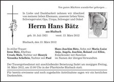 Traueranzeige  