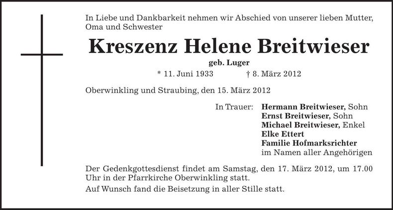 Traueranzeige  