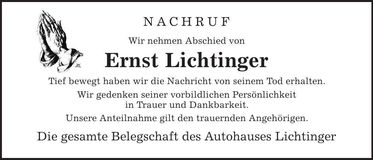 Traueranzeige  