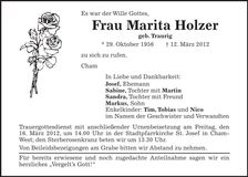 Traueranzeige  