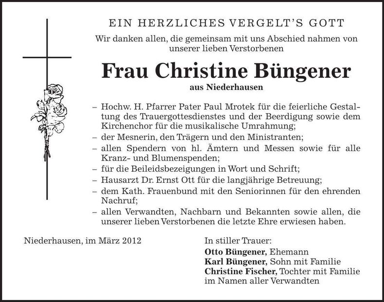 Traueranzeige  