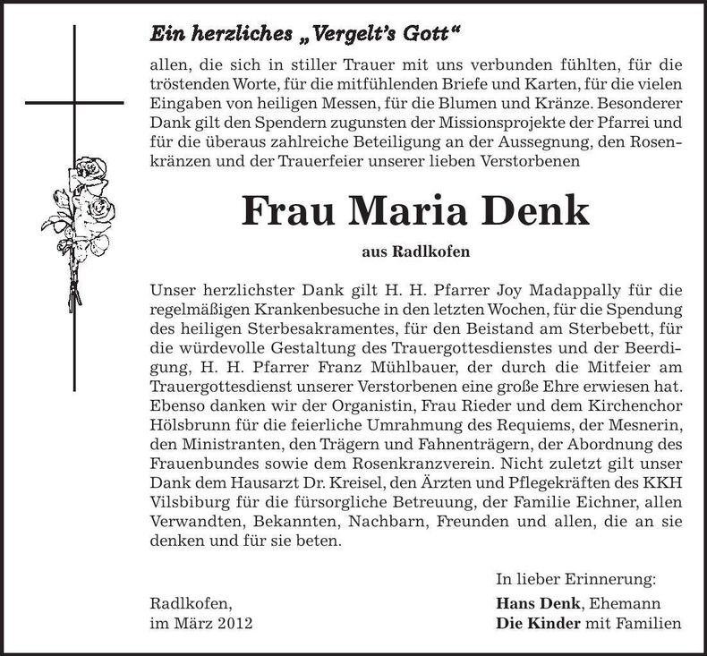 Traueranzeige  