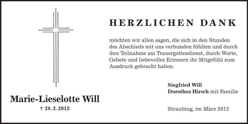 Traueranzeige  