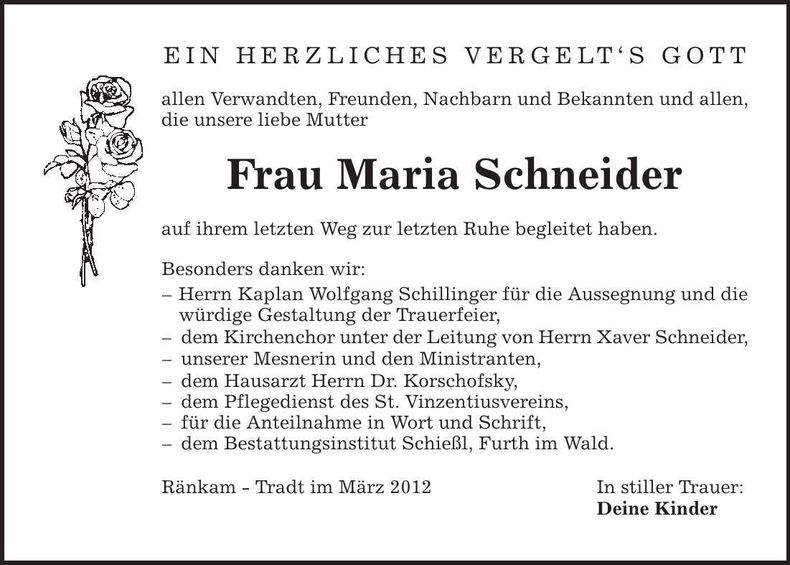 Traueranzeige  