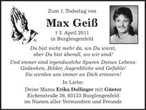 Traueranzeige  