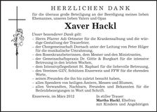 Traueranzeige  