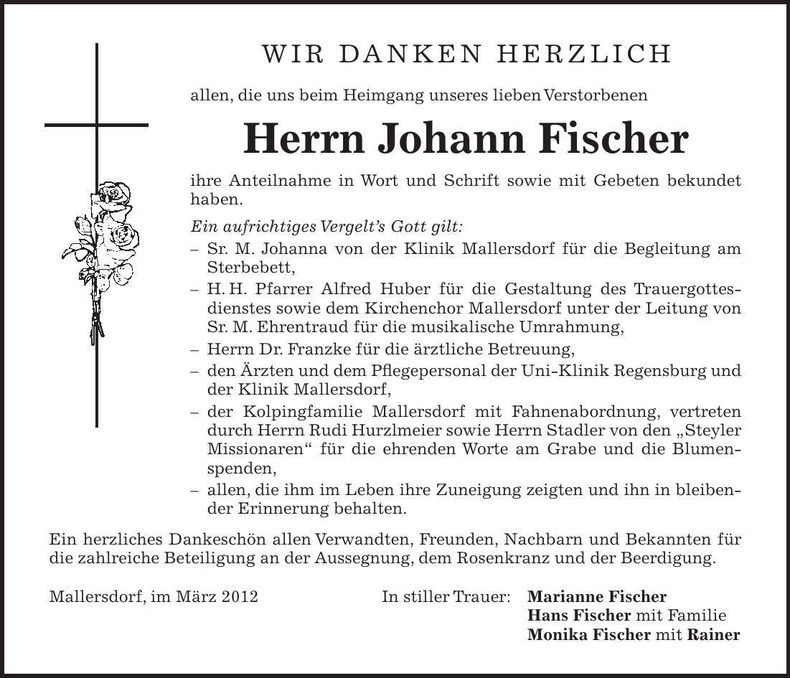 Traueranzeige  
