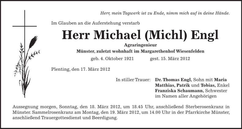 Traueranzeige  