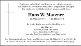 Traueranzeige  