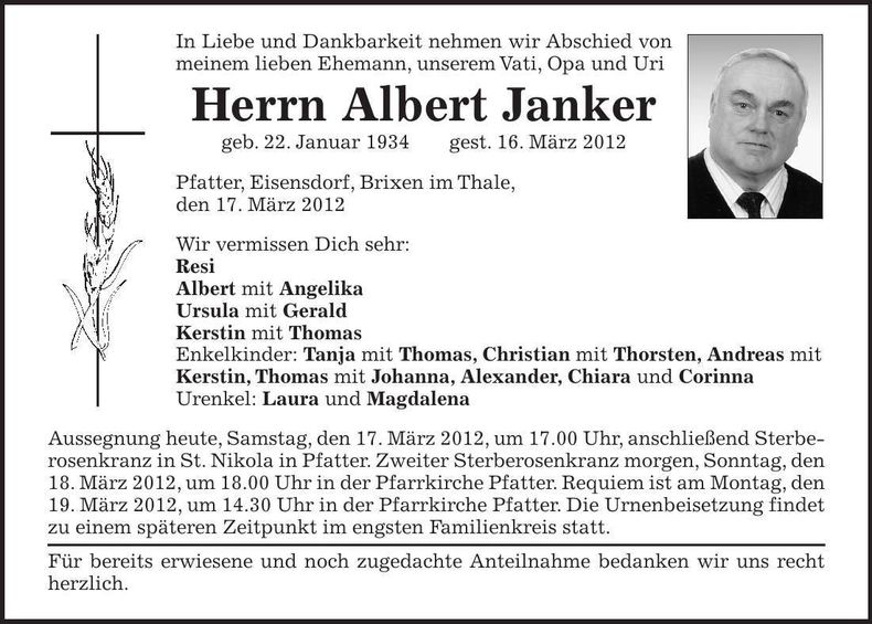 Traueranzeige  