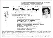 Traueranzeige  