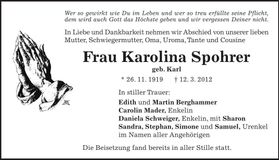 Traueranzeige  