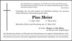 Traueranzeige  