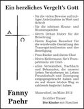 Traueranzeige  