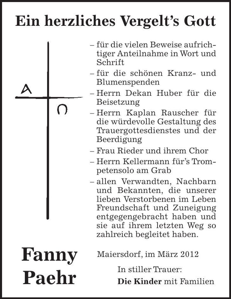 Traueranzeige  