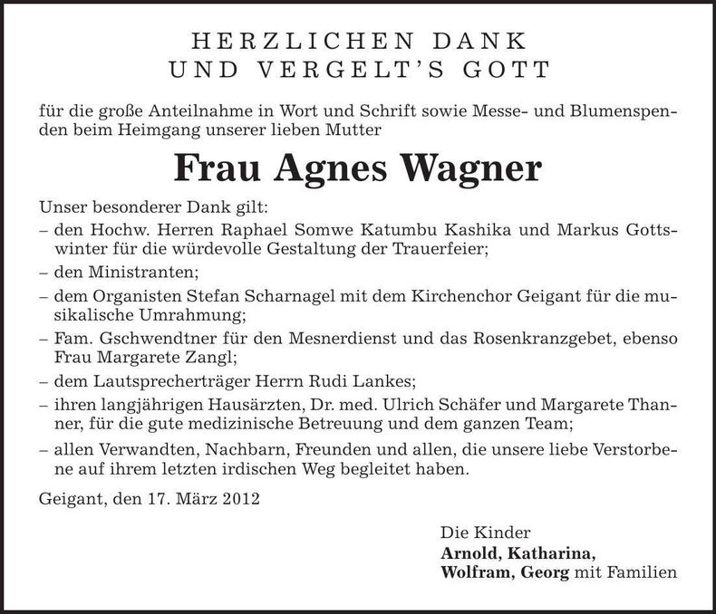 Traueranzeige  