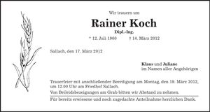Traueranzeige  